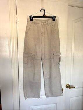 Beige Cargo Pants